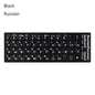 Non-slip English Arabic Keyboard Stickers Wear-resistant Laptop Keyboard Stickers Russian Letter Deutsch Spanish Alphabet Layout