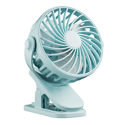 Rechargeable Fan 720° Rotating Hanging Clip Fan with Nightlight for Easy Portability Office Bedroom Dormitory Outdoor Small Fan