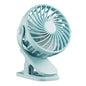 Rechargeable Fan 720° Rotating Hanging Clip Fan with Nightlight for Easy Portability Office Bedroom Dormitory Outdoor Small Fan