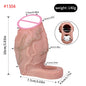 FAAK Silicone Penis Sleeve Ring Realistic Hollow Dildo Size S M Dildo Sheath Delay Ejaculating Cock Enlarger Sex Toys For Men