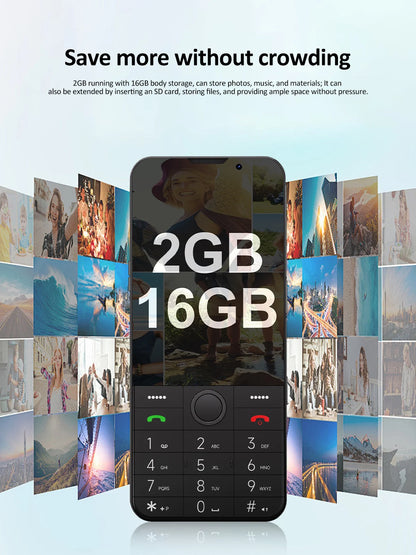 SERVO F26 PRO 3.5-inch Touch Screen Button Smartphone 4G LTE Dual SIM Android 11.0 2GB+16GB Play Store GPS Quick Dialing FM Flashlight Type-C Smart Phones