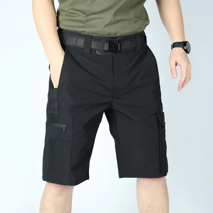 Men's Operator Elastic Tactical Shorts Ripstop Workout Outdoor Cargo Shorts for Men Cycling Hiking Fishing Casual Men's Shorts