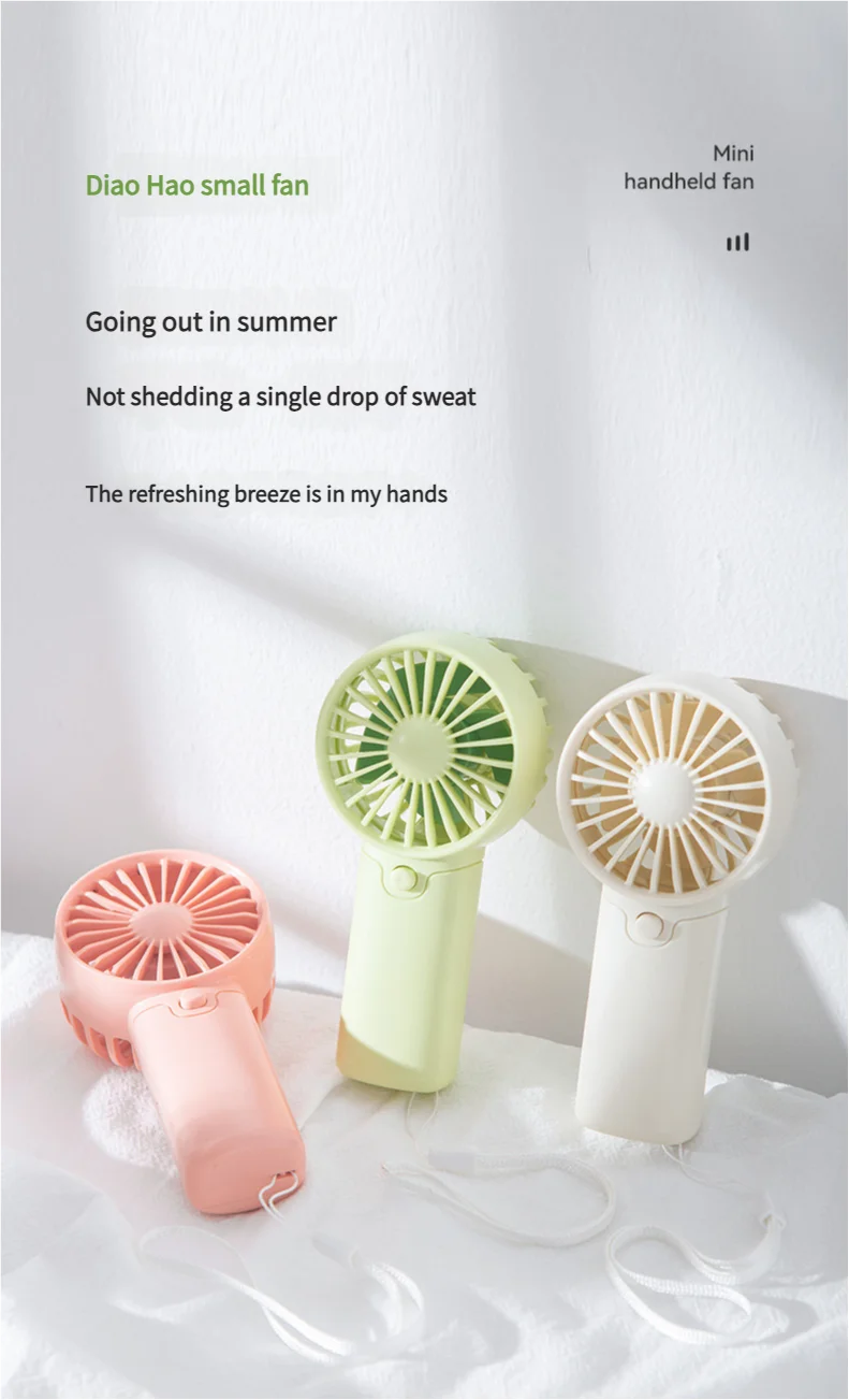 MEET SUN Portable Fan, Creative Pocket Handheld Mini Fan, Lightweight AAA Battery Powered (Batteries Not Included) Personal Cool