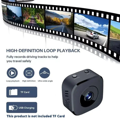 New Mini 6K WiFi Security Camera Full HD Surveillance Cam Two-way Audio Motion Detection Infrared Night Vision Home Monitor