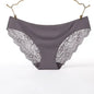 Women's Sexy Lace Panties Seamless Cotton Breathable Briefs Girls Transparent Underpants Plus Size Brand Underwear 1 Piece