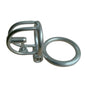 Steel Prince Albert Chastity Cage Male Urethral BDSM Bondage Unique Design Metal Cock Cage Men Cbt Lock Chastity Device