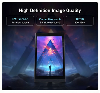 New Android 13 Vertical Screen Menu Machine, Portrait Touch Screen Ordering Kiosk, Customer Rating Device, Loyverse POS Terminal