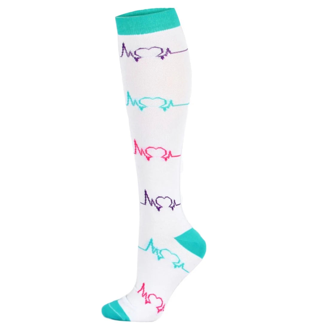 58 Style Compression Socks Medical Edema Diabetes Varicose Vein Stockings Graduated Pressure Legging Nursing Knee High Stockings
