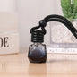 1Psc Black Cap Dyed Square Cap Empty Bottle Car Essential Oil Diffuser Fragrance Air Freshener Scent Perfume Bottle Ornament