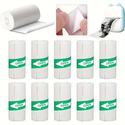 1/5 Roll High Quality Mini Pocket Printer Paper Portable Children Camera Self-Adhesive Photo Paper Home Thermal Printer Supplies