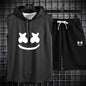Brand Summer Men's Two Piece Set CasualT-Shirt and Shorts Set Mens Sports Suit Fashion Short Sleeve Tracksuit Hooded T-shirt