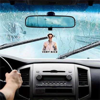 very nice car air freshener - car mirror hanging perfume car diffuser sheet - car interior