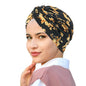 2025 New Soft Elastic Colorful Muslim Inner Hijabs Women Islamic Muslim Hijab Instant Turban Cap For Ladies Stripe Bohemia Print
