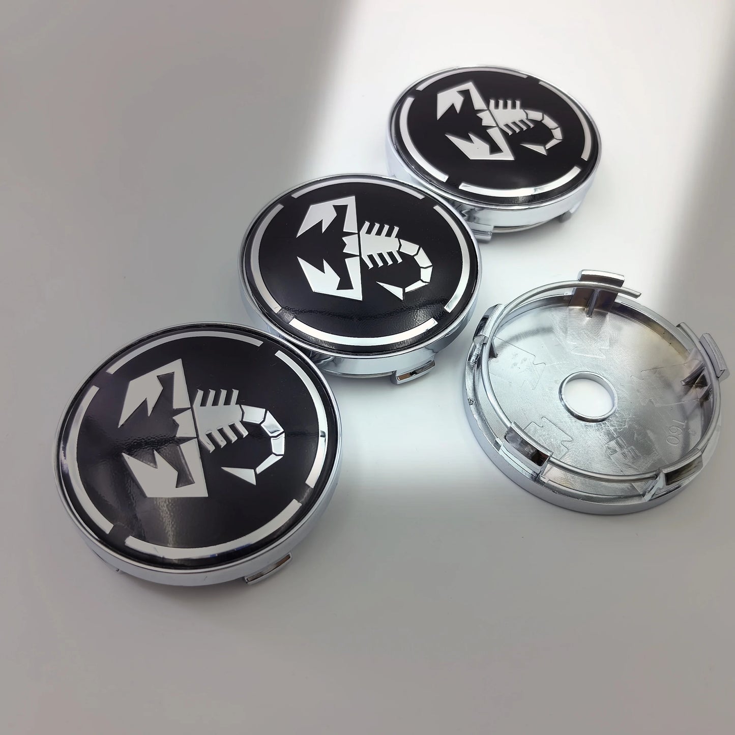 4pcs Fiat 500 Abarth Lancia Car Wheel Center Hub Cap Car Wheel Center Caps Hubcap Cover 60mm