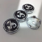 4pcs Fiat 500 Abarth Lancia Car Wheel Center Hub Cap Car Wheel Center Caps Hubcap Cover 60mm
