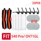 For Xiaomi S40 PRO / OV71GL Robot vacuum cleaner Accessories Main Side Brush Mop Cloth Filter Dust Bag Replacement Spare Parts