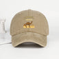 1-Piece Camel Print Baseball Cap Classic Minimalist Retro Style Breathable Soft Fabric Perfect for Work and Daily Wear Adjustabl