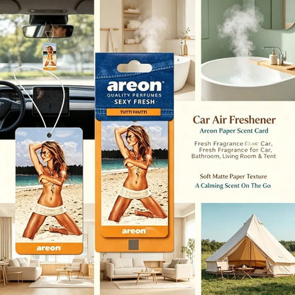 Girl Poster Car Air Freshener 6 Styles 20‑120 Pack Hanging Scent Paper Cards For Auto Closet Home Decor