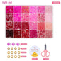 DIY Bracelet Making 6mm Glass Loose Beads Full Set Jewelry Accessories Beading Supplies for Handmade Ornament Creation