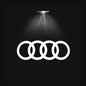 2025 Car Door Welcome Light Led HD Projector Lamp For Audi A3 A4 B8 8P 8V A6 C7 A5 Q5 B7 B6 B9 SLINE QUTTRO RS Q3 Q7 S3 S4 S5 S6