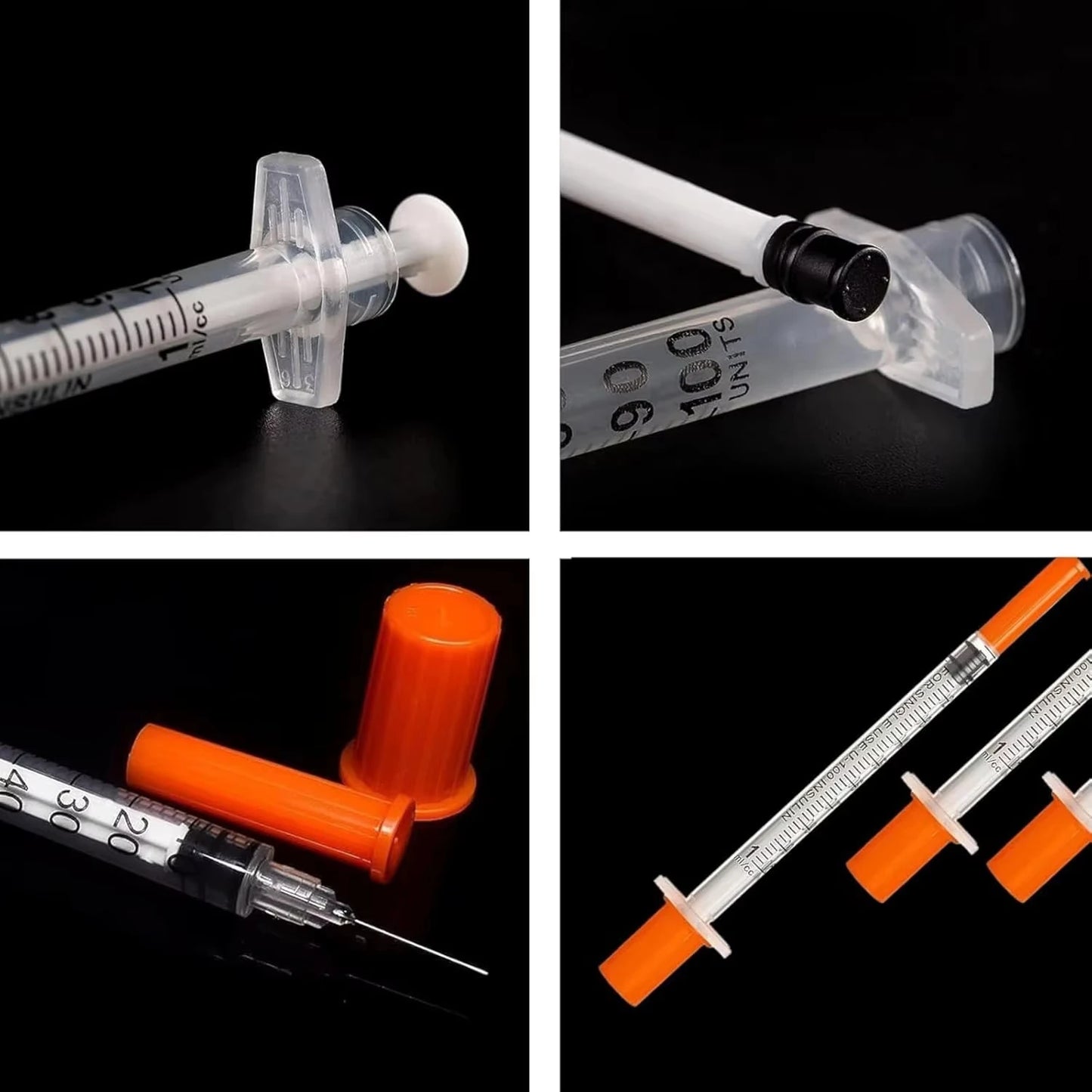 Individually Wrapped Manual Push Veterinary Plastic Syringes With Needles Disposable Style For Lab Pets Pigs And  Farm Livestock