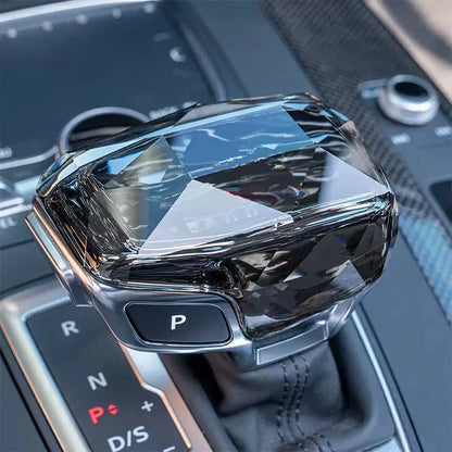 Left-hand drive LHD Crystal Gear Shift Knob Cover for Audi Q7 4M A6 C8 Q8 SQ5 A5 F5 A4 B9 S4 RS5 RS6 A7 4K SQ8 Gear Lever Handle
