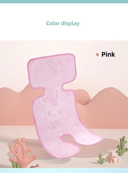 Car Seat Cooling Baby Stroller Mat Ice Fabric Washable Baby Safety Seat Mat Universal Baby Stroller Sleeping Cushion Seat Pads