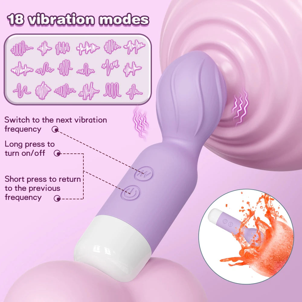Powerful Magic-Wand AV Vibrator Female Nipple Clitoris Stimulator G spot Massager Adult Goods Erotic Product Sex Toys for Women