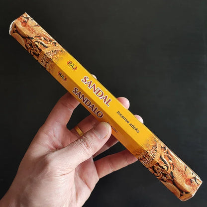 T Fragrances India Incense Stick Handmade Aromatherapy Sticks 20 Sticks Per Box Sandalwood Lavender Meditation Incenses