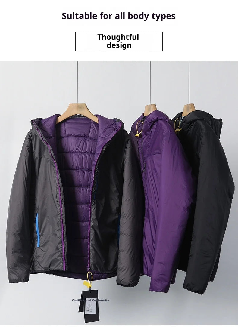 Windproof & Waterproof Winter Jacket  2025 Lightweight Abrasion-Resistant Parka with Hood Unisex Thermal Coat