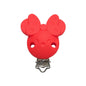 10pcs Silicone Cartoon Pacifier Clips Food Grade Silicone DIY Baby Teether Toy Necklace Pacifier Chain Dummy Clips