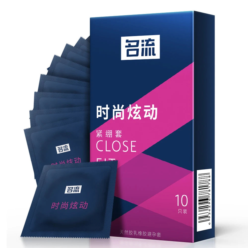 10pcs Ultra Thin Latex Smooth Condom Small Size For Men Sex Products Tight Durable Condoms Sex Toys For Couples Men Women