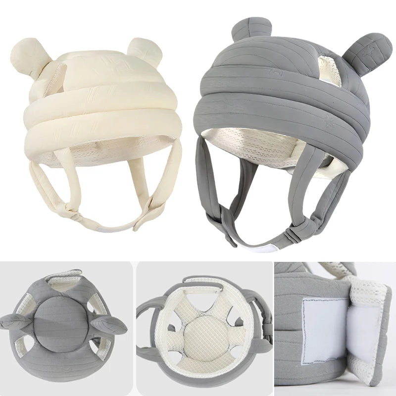 Baby Walking 360 Head Protection and Anti Fall Hat Children's Anti-collision Breathable Baby First Walking Head Protection Pad
