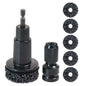Professional Auto Wheel Hub Brush And Grinder Tool Kit - Brake Dust&Rust Removal Wheel Polishing Cleaner Set for Hub Maintenance