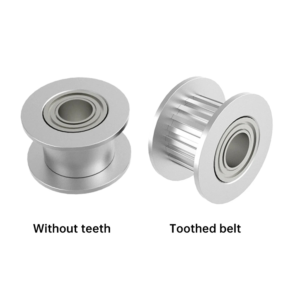 GT2 Idler Timing Pulley 16-tooth 20-Teeth with 3mm or 5mm Bore with Bearings for 3D Printer Parts Timing Belt 6mm 10mm