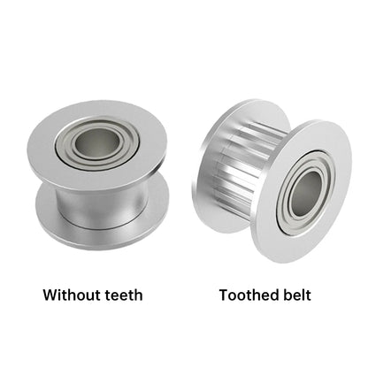 GT2 Idler Timing Pulley 16-tooth 20-Teeth with 3mm or 5mm Bore with Bearings for 3D Printer Parts Timing Belt 6mm 10mm