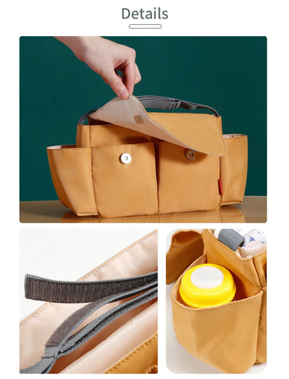 Baby Stroller Bag Pram Organizer Stroller Accessories Stroller Cup Holder Cover Trolley Organizer Pouch Travel Accessories