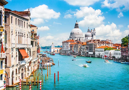 46*28cm Jigsaw Puzzles 500 Pieces Paper Picture Landscape Oil Painting Art Puzzles Decompression Toys for Adults Family Games