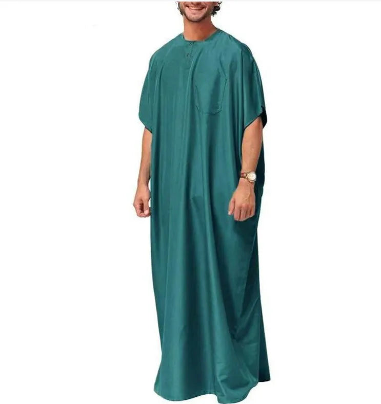 Turkye Muslim Islamic Men Jubba Thobe Dress Abayas Long Robe Saudi Musulman Abaya Moroccan Caftan Islam Clothing Dubai Arab