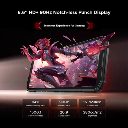 Global Version DOOGEE Blade20 Play 5G Rugged Phone 6.6'' Gemini Al 125dB Speaker 10300mAh Battery NFC Android 15 Mobile Phone