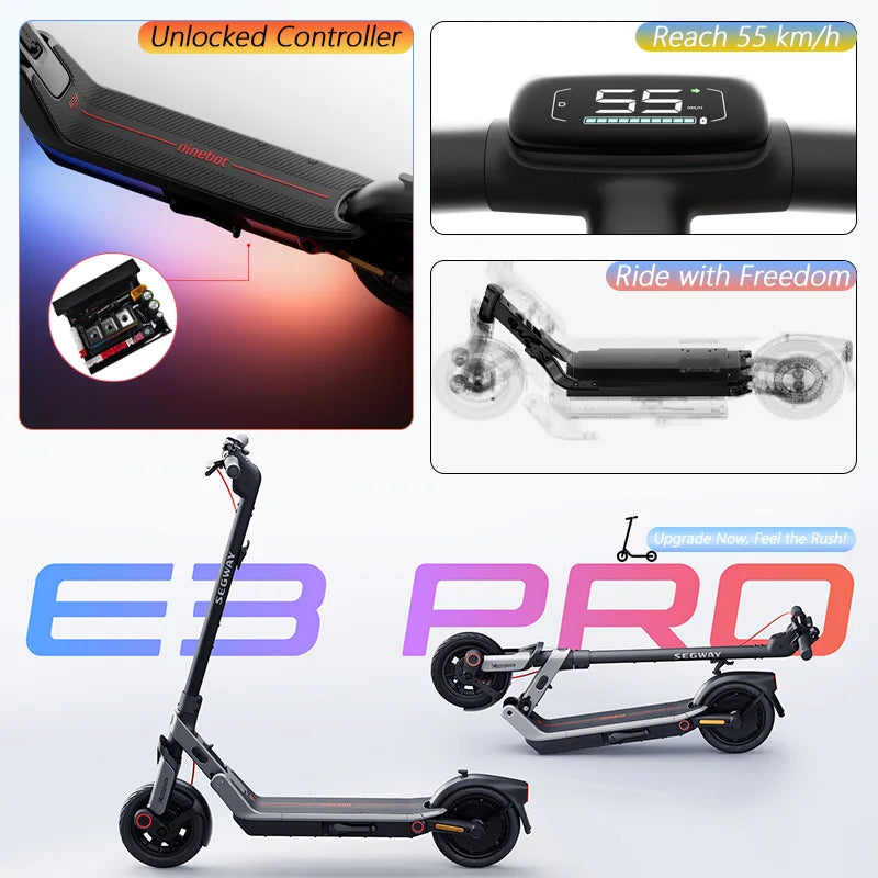 E3 PRO 55km/h Custom Controller Unlimited Speed For Ninebot by Segway E3 Pro Series Scooter 32km/h 55km/h Tuning Speed Part