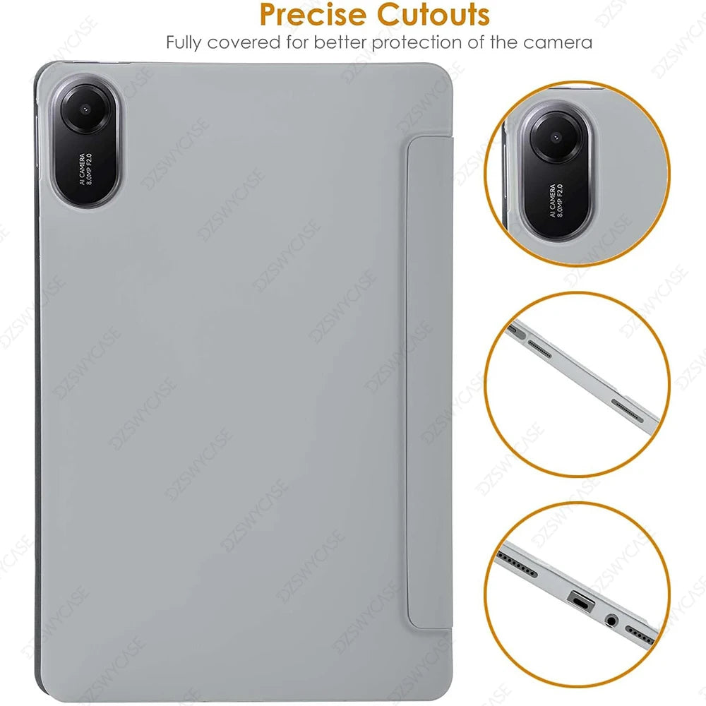 Silicone Case for Redmi Pad 2 2025 11 Inch, Lightweight Protective Case with Stand Functio and Auto Sleep/Wake Function