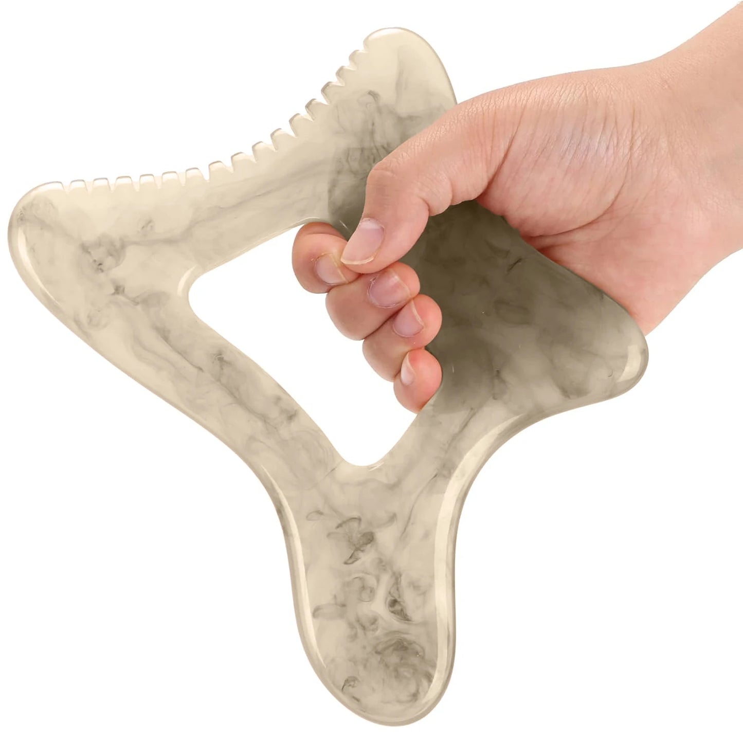 Resin Body Gua Sha Tool Large Gua Sha Body Tool Cellulite Massage Tool Lymphatic Drainage Tool for Face, Back Body Shaping Tools