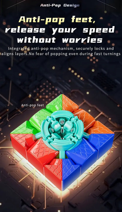 [SaoCube] MoYu RS3M V5 3X3 Magnetic Magic Speed Cube Stickerless Professional Fidget Toys SaoCube RS3 M V5 Cubo Magico Puzzle