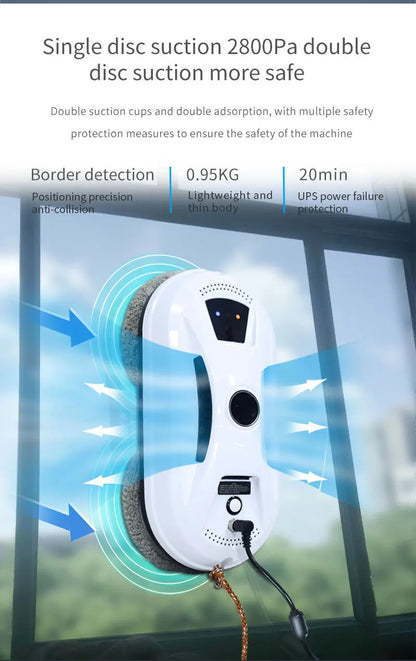 Window-cleaning robot, ultra-fine cleaning robot, window-cleaning robot, window-cleaning robot