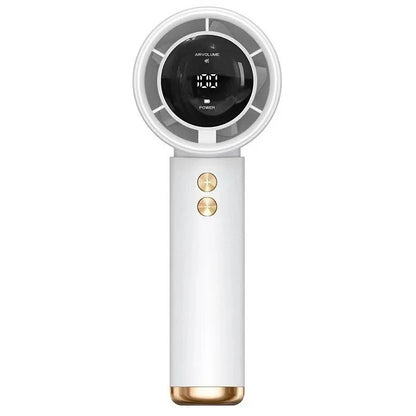 Mini Handheld Fan USB Rechargeable Portable Silent High Speed Cooling Fan Outdoor Travel Pocket Personal Small Electric Fan