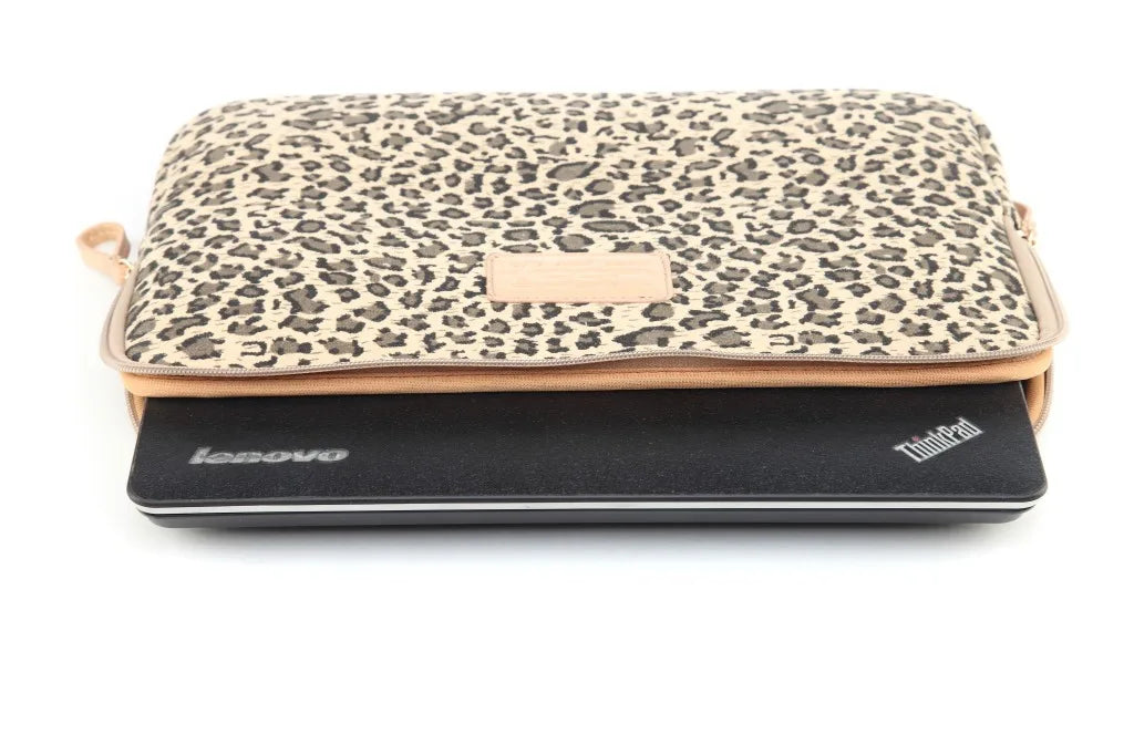 Fashionable classic charm leopard print notebook inner bag iPad/11/13/14 inch 15.6-inch computer bag for men and women