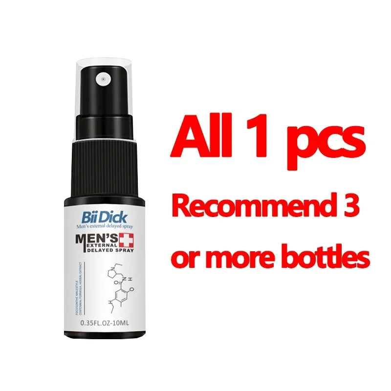 60 Minutes Long Lasting Men's Sex Spray, Without Ejaculation Spray for Men, Fast Erection, Premature Ejaculation Adult Product