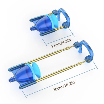 NewSizeDoctor V3.0 Male Penis Enlargement Training enhanced suction Vacuum Cup with Adjustable metal Holder and Soft Material
