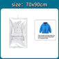 Hanging Vacuum Storage Bags Space Saver Bags Vacuum Seal Storage Bag for Suits Dress Coats Jackets Closet Organizer and Storage